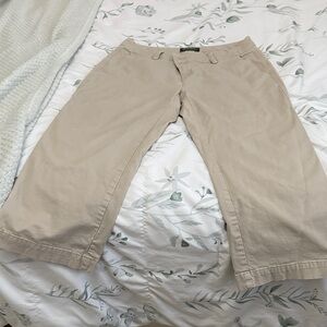 Eddie Bauer Women's Tan Capris